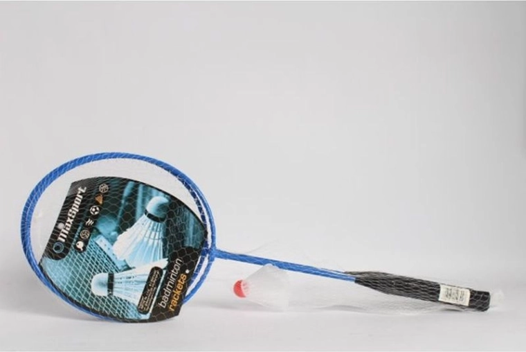 MaxSport komplet za badminton z 2 loparjema in žogico