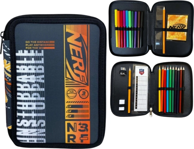 Opremljena dvonadstropna peresnica Nerf Unstoppable