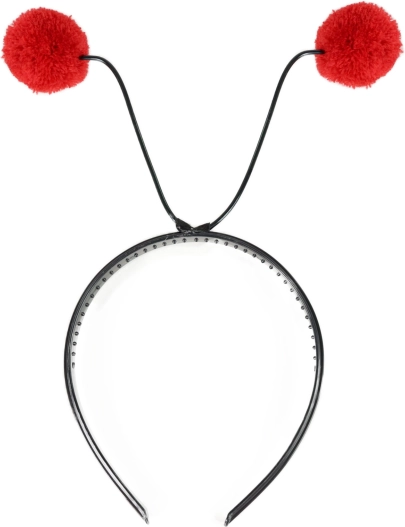 Otroška obroč za lase Pikapolonica s tipalkami