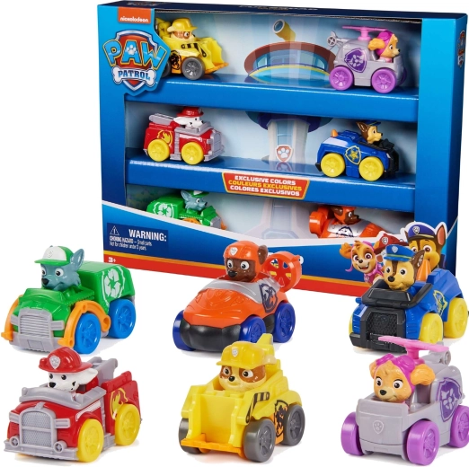 Paw Patrol Pup Squad Racers – set 6 avtomobilčkov s figuricami