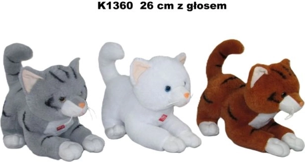 Plišasta mačka z zvokom 26 cm