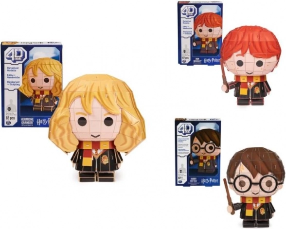 4D papirnate sestavljanke HARRY POTTER – figure za sestavljanje