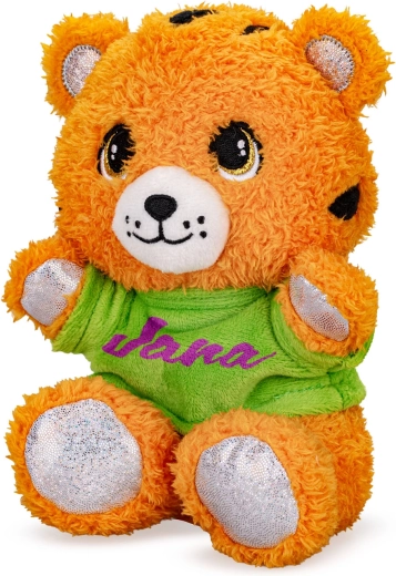 Plišasti tiger 17 cm v majici s potiskom