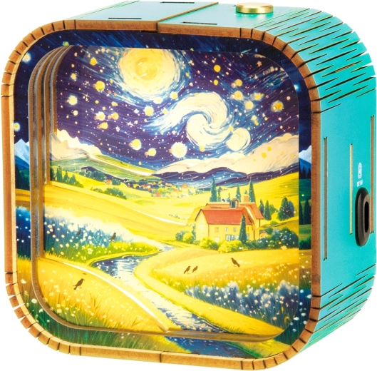 2Kids Toys 3D lesena sestavljanka lučka Pokrajina pod zvezdami - 1 kos