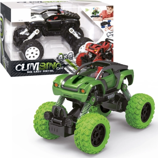 Vijačni avtomobilček 1:32 4WD z navijalnim pogonom Pull Back