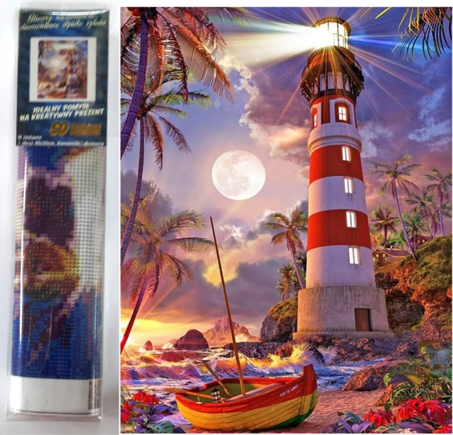 Diamantno slikanje Svetilnik 30x40 cm