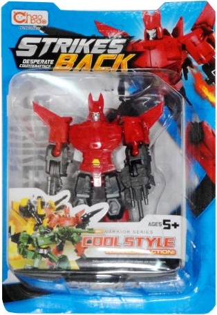 Plastični transformacijski robot za otroke