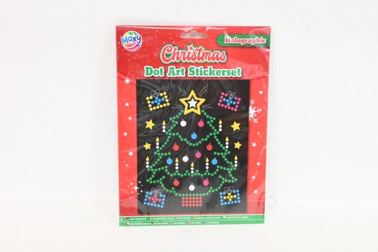 CCG Božično pikčanje – ustvarjalna slika 22 × 18 cm