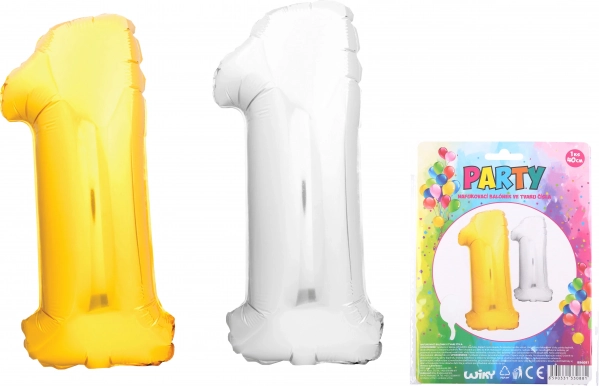 Napihljiv balon številka 1