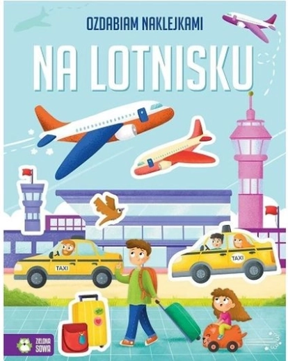 Okrasim z nalepkami: Na letališču