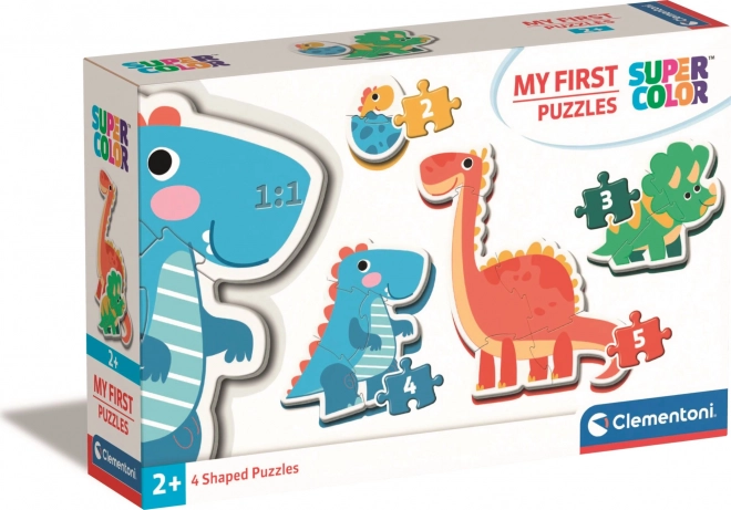 Clementoni moji začetni puzzle dinozavri 4v1