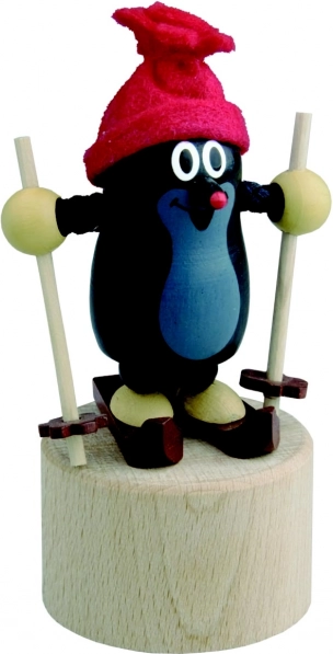 Detoa stiskalna figurica Krtek na smučeh