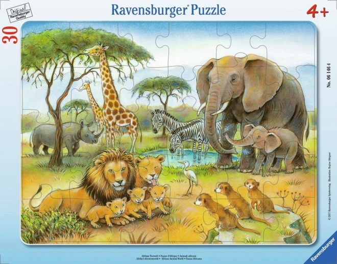 Ravensburger puzzle Afriške živali 30 koščkov