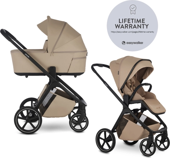 Kombinirani otroški voziček Easywalker Zoey Go sand taupe