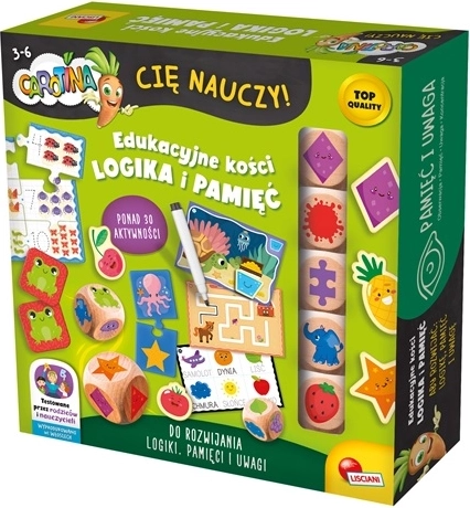 Lisciani Carotina educational game – logic and bone-piece matching