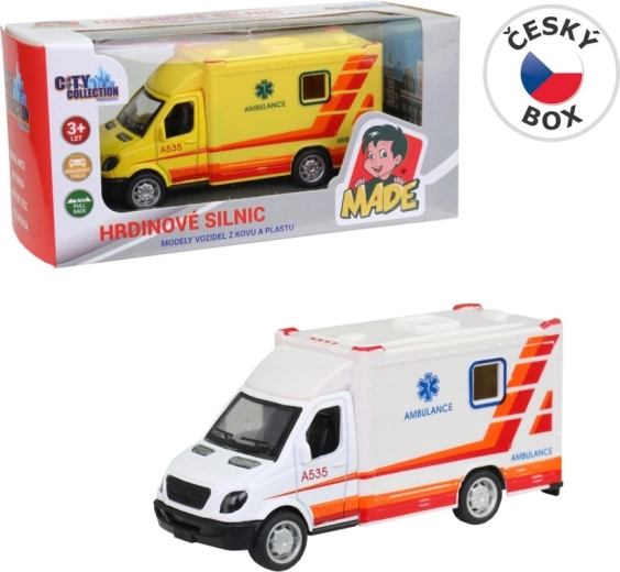 Kovinsko reševalno vozilo s povratnim pogonom, 10 cm