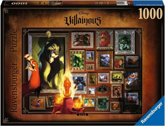 Ravensburger sestavljanka Villainous: Scar 1000 koščkov