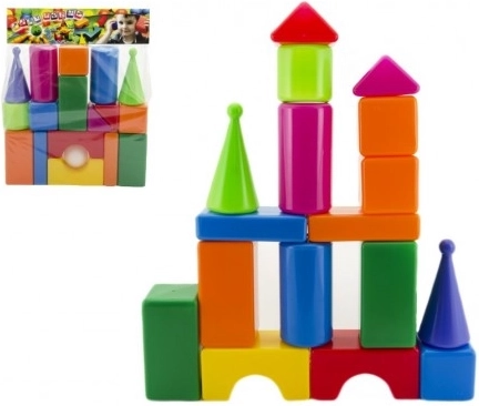 Velike plastične gradbene kocke 18 kosov