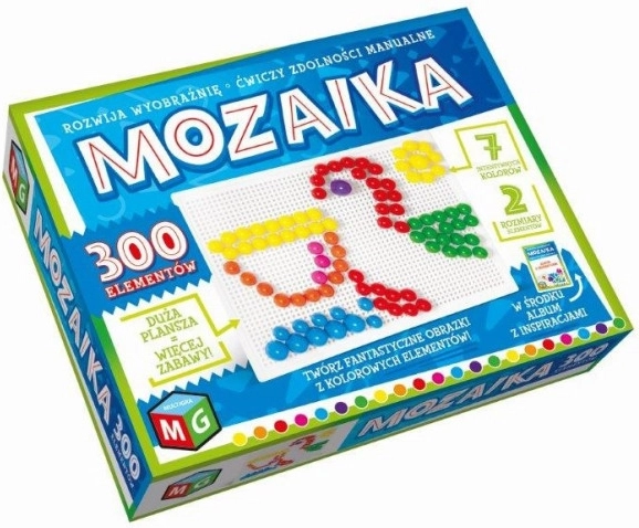 Kreativna mozaična sestavljanka za otroke, 300 koščkov