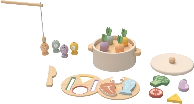 2Kids Toys motorična igra 3 v 1 živila