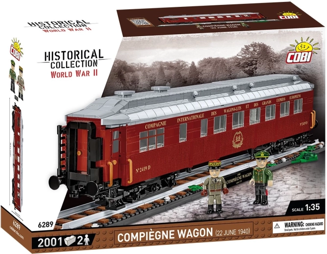 COBI zgodovinski vagon Compiègne 22. junij 1940 1:35