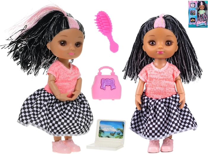 Punčka 15,5 cm z dodatki