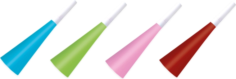 Party trobente – set 4 kos