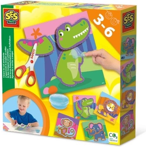 SES Creative učim se rezati in lepiti – živali