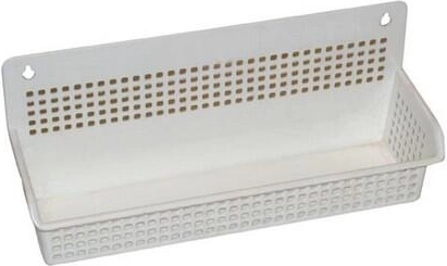 Velik viseči plastični koš 30 × 10 × 13 cm, mešanica barv