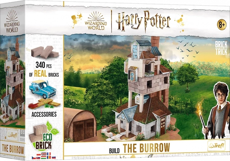 Gradbeni komplet Brick Trick Harry Potter – Brlog družine Weasley iz pravih opek
