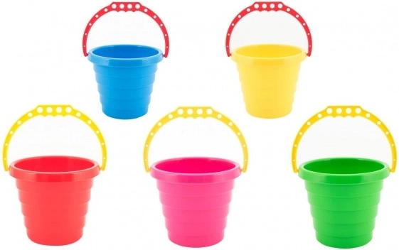 Plastično vedro za pesek 15 × 13 cm, mešanica barv