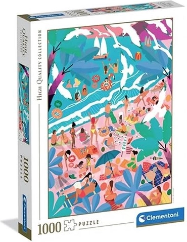 Clementoni High Quality Collection sestavljanka 1000 kosov Sunday at the Beach