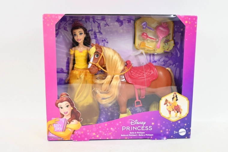 Disneyjeva princesa Bela s konjem Filipom