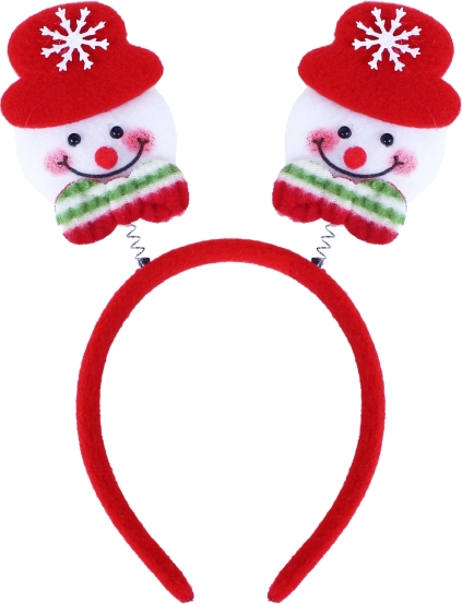 Božičen obroč z snežaki