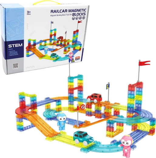 Magnetna dirkalna proga, 154 kosov, z električnimi avtomobili