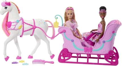 Barbie Hrestač – sani s konjem