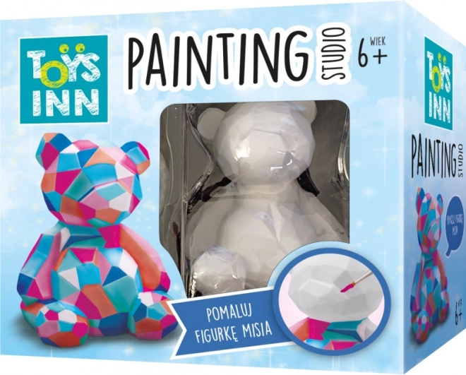 Figura medvedka, ki jo je treba pobarvati