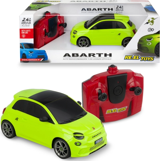 RC avto Abarth 500e 1:24 na daljinsko upravljanje, zelen - 1 kos