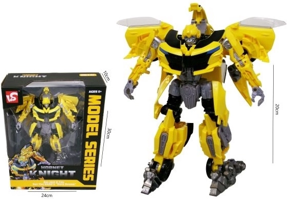 Robot, 23 cm, iz plasta in kovine