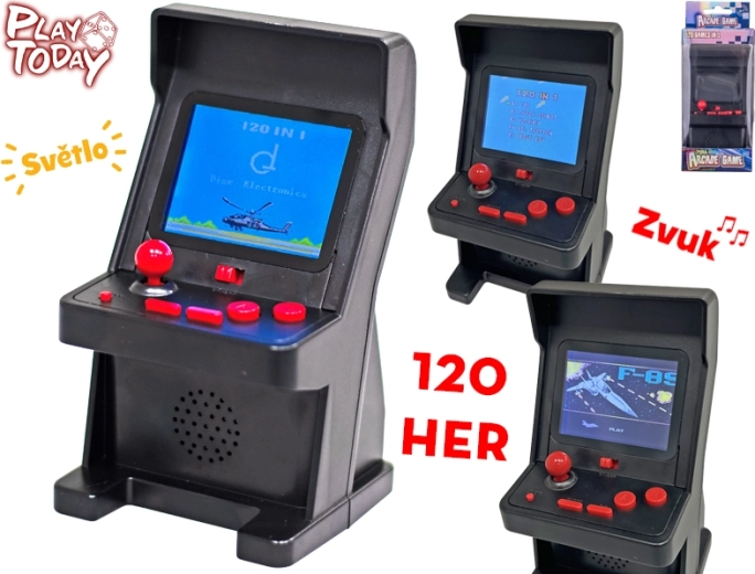 Prenosna igralna konzola Play Today s 120 igrami in barvnim zaslonom