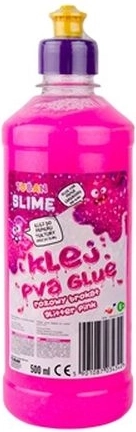 Tuban bleščeče lepilo PVA 500 ml – Rožnata