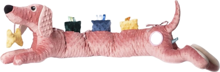 Moms Care sensory toy pink hedgehog