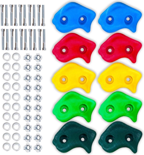 Renew Force children’s climbing wall holds - 10 pcs