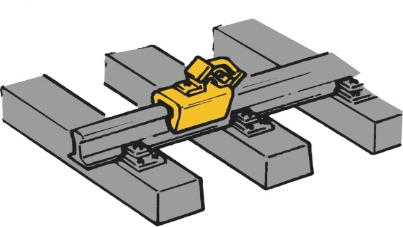 Rumene tirne odbojnike ROCO, komplet 12 kosov