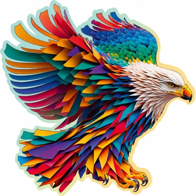 Lesena sestavljanka Bistrí orel 250 koščkov