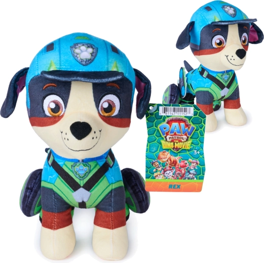 Spin Master Paw Patrol: Dino rescue plišasta igrača Rex 20 cm - 1 kos