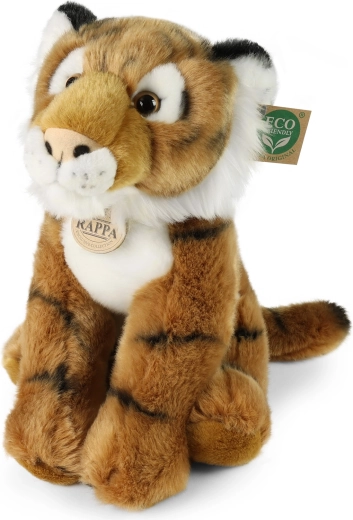 Rappa plišasti sedeči tiger, 30 cm, okolju prijazen