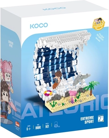 KOCO Surfing Building Set – 1471 Pieces