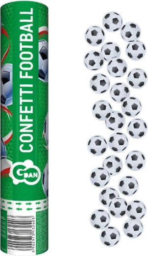 Pnevmatični papirnati konfeti nogomet