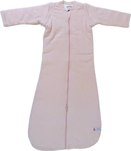 Spalna vreča z rokavi Lodger Hopper Rib Tan 68/80